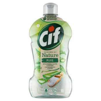 Hlavný obrázok Cif Nature Pure Mineral Salts & Aloe Vera na riad 450ml