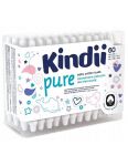 Cleanic Kindii pure vatové tyčinky 100% bavlna box 60ks