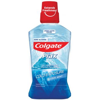 Hlavný obrázok Colgate Plax Cold Exposure Cool Mint ústna voda bez alkoholu  500ml