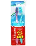 Colgate Triple Action Medium zubná kefka 2ks