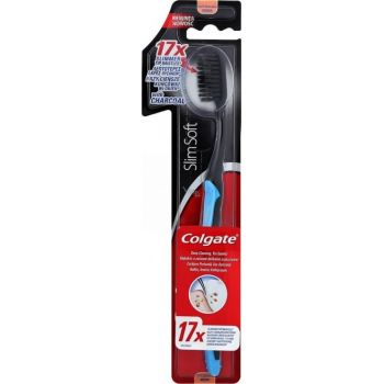 Hlavný obrázok Colgate zubná kefka Slim Soft Charcoal M