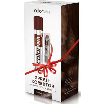 Hlavný obrázok ColorWin sprej+korektor na odrasty Tmavohnedý 75ml