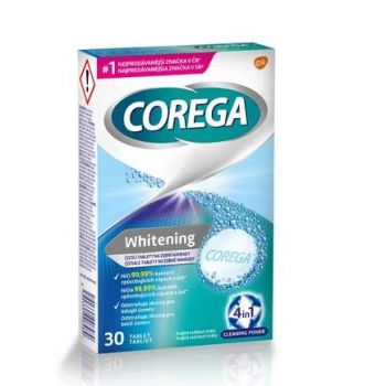 Hlavný obrázok Corega Tabs Whitening tablety na zubné náhrady 30ks