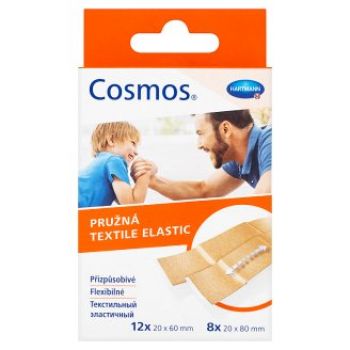 Hlavný obrázok Cosmos Elastic pružná textile 20ks 2 veľkosti(12ks 20x60mm, 8ks 20x80mm)