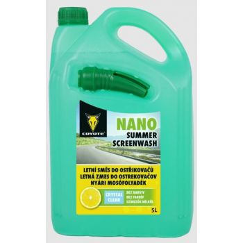 Hlavný obrázok Coyote Nano Crystal Clear Citrón letná zmes do ostrekovačov 5l