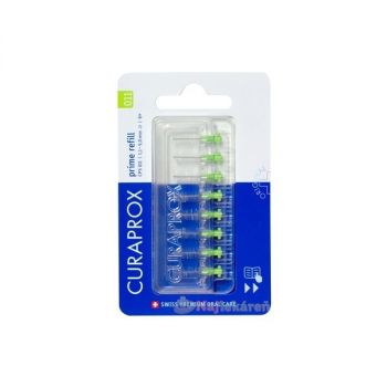 Hlavný obrázok Curaprox medzizubné kefky č.011 Prime Start 8ks CPS náhrady svetlozelené