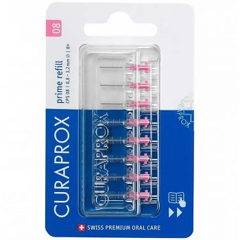 Hlavný obrázok Curaprox medzizubné kefky č.08 Prime Start 8ks CPS náhrady ružové