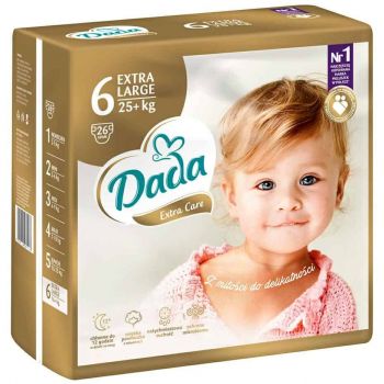 Hlavný obrázok Dada XL 6 Extra Care detské plienky 26ks 877