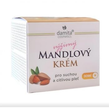 Hlavný obrázok Damita Cosmetics Mandľový denný krém pre suchú pleť 50g