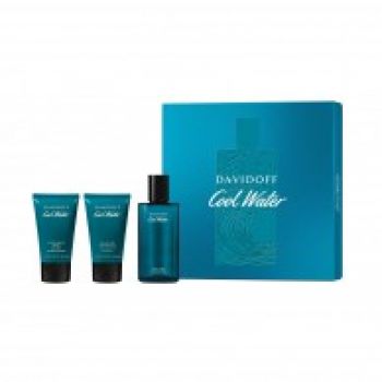 Hlavný obrázok Davidoff Cool Water darčekový set pre mužov Toaletná voda 75ml+SG 50ml+ voda po holení balzam 50ml