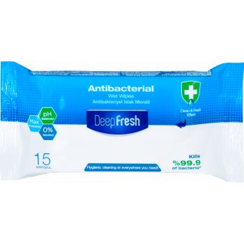 Hlavný obrázok Deep Fresh Antibacterial vlhčené utierky 15ks