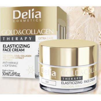 Hlavný obrázok Delia Cosmetics Gold & Collagen Therapy denný krém na elasticitu pleti 50ml 003820