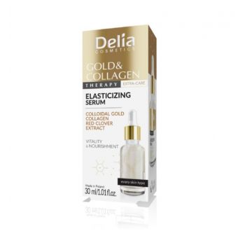 Hlavný obrázok Delia Cosmetics Gold & Collagen Therapy sérum na elasticitu pleti 30ml 003826
