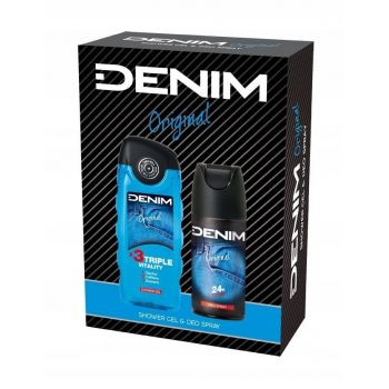 Hlavný obrázok Denim darčeková kazeta pre mužov Original Deo 150ml, Sprchovací gél 250ml