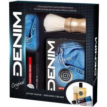 loader for Denim Original pánska kazeta Voda po holení, Krém na holenie, Štetka na holenie