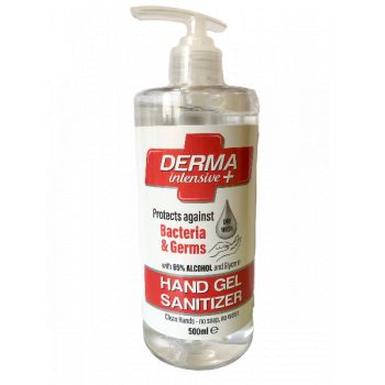 Hlavný obrázok DERMA intensive dezinfekčný antibakteriály bezoplachový gél na ruky 500ml