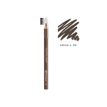 Hlavný obrázok Dermacol Eyebrow 2 brown ceruza na obočie s kefkou