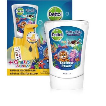 Hlavný obrázok Dettol bezdotykový dávkovač mydla + Kids antibakteriálne tekuté mydlo 250ml