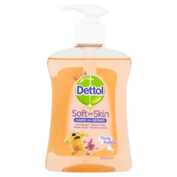 Hlavný obrázok Dettol tekuté mydlo s pumpou 250ml Kids Fruity Bubbles antibakteriálne