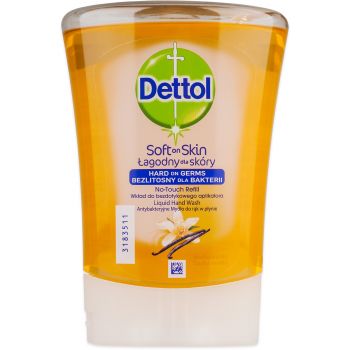 Hlavný obrázok Dettol Vanilkový Kvet tekuté mydlo bezdotyková antibakteriálna náplň 250ml