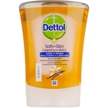 Hlavný obrázok Dettol Vanilkový Kvet tekuté mydlo bezdotyková antibakteriálna náplň 250ml