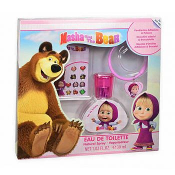 Hlavný obrázok Disney darčeková kazeta pre deti Maša a Medveď Toaletná voda 30ml+náramok+náušnice