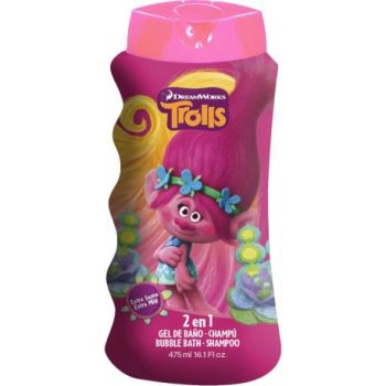 Hlavný obrázok Disney Trolls 2v1 šampón na vlasy & pena 475ml