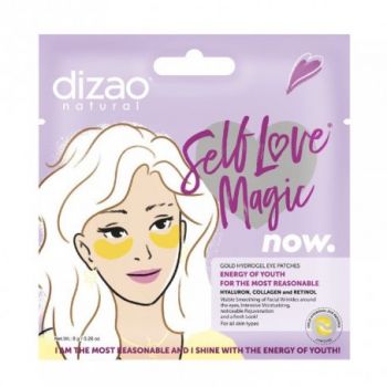 Hlavný obrázok Dizao Natural hydrogénové vankúšiky pod oči hyaluron,kolagén, retionol 8g D4315