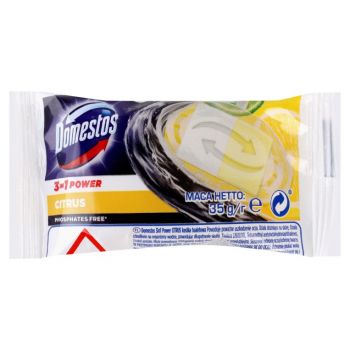 Hlavný obrázok Domestos 3 in1 Power Citrus tuhý wc blok náplň 40g