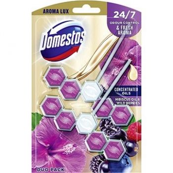 Hlavný obrázok Domestos  Aroma Lux Hibiscus Oil & Wild Berries WC tuhý blok 2x55g