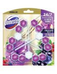 Domestos Hibiscus Oil & Wild Berries WC tuhý blok 3x55g