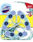 Domestos Power5 Blue Water Active Turquoise WC tuhý blok 3x53g