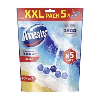 Hlavný obrázok Domestos Power5 Oceán WC Blue tuhý blok 5x50g