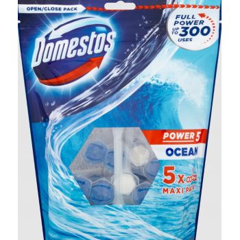 Hlavný obrázok Domestos Power5 Oceán WC tuhý blok 5x55g