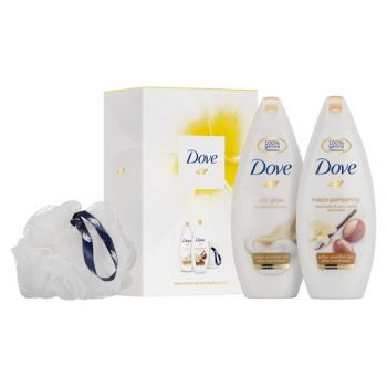 Hlavný obrázok Dove darčeková kazeta Silk & Shea Butter 2x Sprchovací gél 225ml