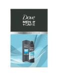 Dove MEN CARE Clean Comfort darčeková kazeta pre mužov Sprchový gél 250ml, Anti-perspirant 150ml