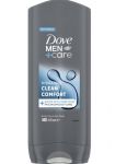 Dove Men+Care Hydrating Clean Comfort sprchový gél 400ml