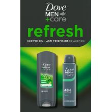 loader for Dove Men+Care Refresh pánska darčeková kazeta Sprchový gél, Anti-perspirant