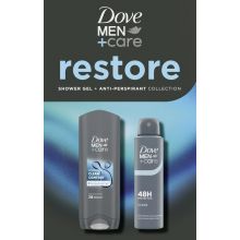 loader for Dove Men+Care Restore pánska darčeková kazeta Sprchový gél, Anti-perspirant