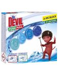 Dr. Devil Push Puul Polar Aqua WC blok bez košíka 2x20g