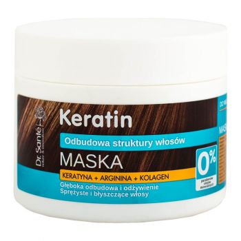 Hlavný obrázok Dr.Sante Keratin , Argan, Collagen maska na obnovu vlasov 300ml