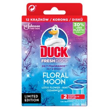 Hlavný obrázok Duck Fresh Discs Floral Moon WC gél náplň 2x36ml