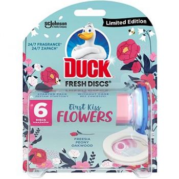 Hlavný obrázok Duck Fresh WC Discs gél First Kiss Flowers 36ml