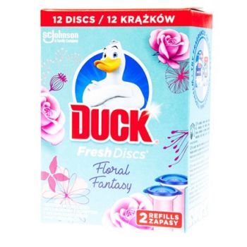 Hlavný obrázok Duck Fresh WC Discs gel náhradná náplň 2x6ks Floral Fant.
