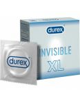 Durex Invisible XL kondóm 3ks