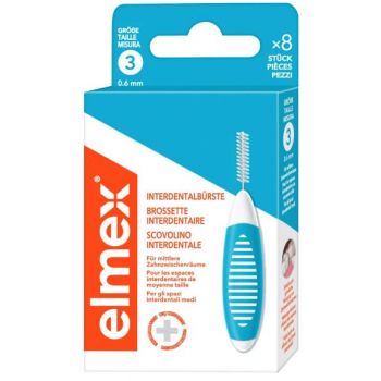 Hlavný obrázok Elmex 0,6mm medzizubné kefky číslo 3 8ks
