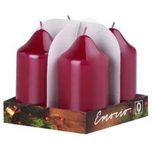 loader for Emocio Adventná sviečka Bordo 50x90mm 400g 4ks 18121