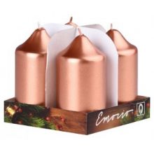 loader for Emocio Adventná sviečka Metalická Medená 4ks