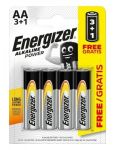 Energizer alkalická batéria tuška AA 3+1gratis