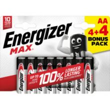 loader for Energizer Alkaline Max AA E91 batárie 8ks